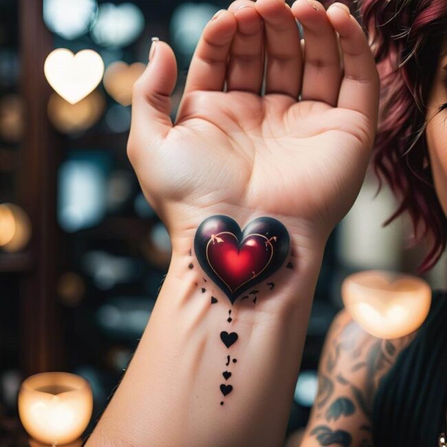 Cena tatuażu serduszko
