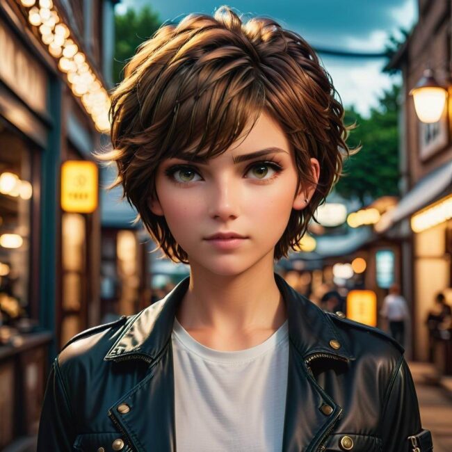 Chłopięcy styl fryzury dla dzieci