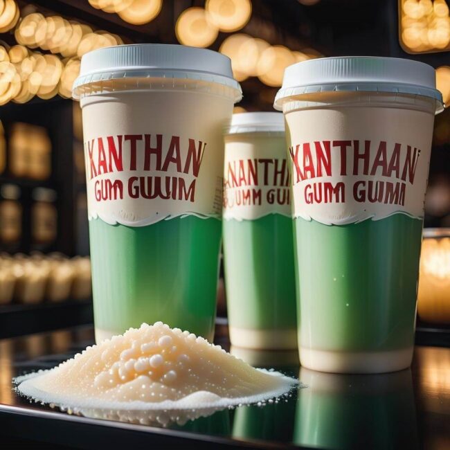 Efekty spożycia gumy ksantanowej