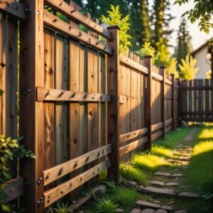 Estetyczne wzory płotów z desek