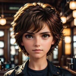 Fryzura dla młodej chłopaczki