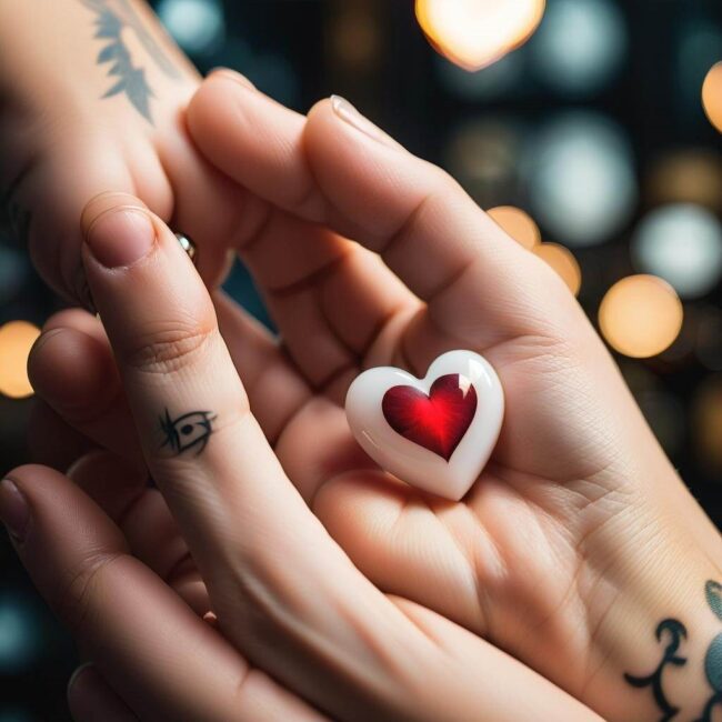 Ile kosztuje mały tatuaż serca na przedramieniu