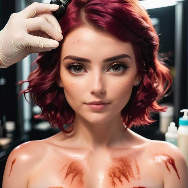 Jak natychmiastowo zmyć farbę do włosów z twarzy