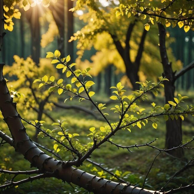 Kształtowanie krajobrazu za pomocą gałęzi