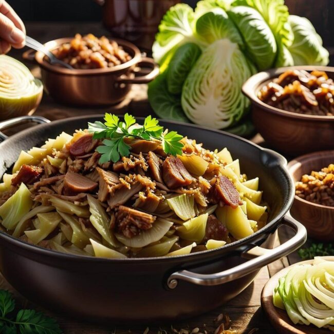 Młoda kapusta do bigosu