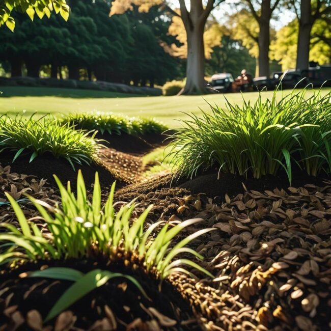 Mulczowanie trawy na wiosnę