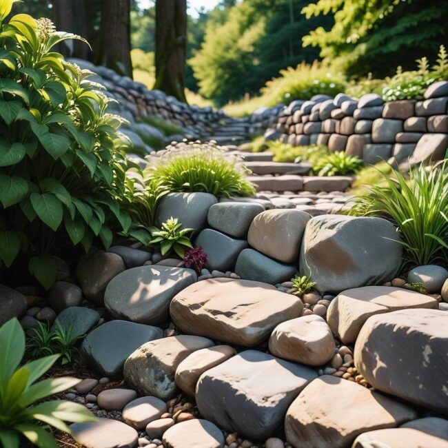 Obrzeże z kamienia polnego a estetyka ogrodu