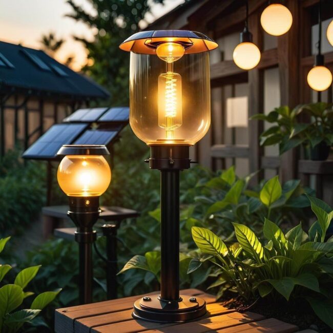 Panel słoneczny nie działa w lampie solarny