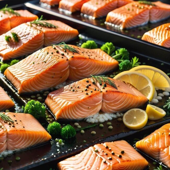 Pieczony łosoś informacje kaloryczne