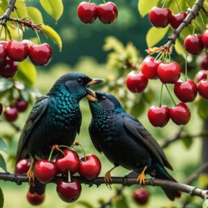 Ptaki w sadzie jak im zapobiegać