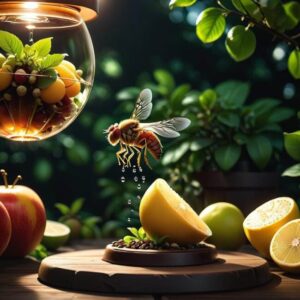 Pułapka na muszki owocówki z butelki