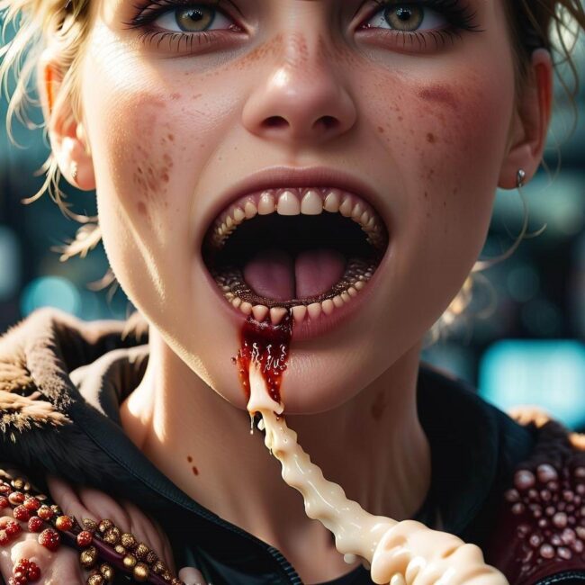 Rozprzestrzenianie się infekcji przez ślinę