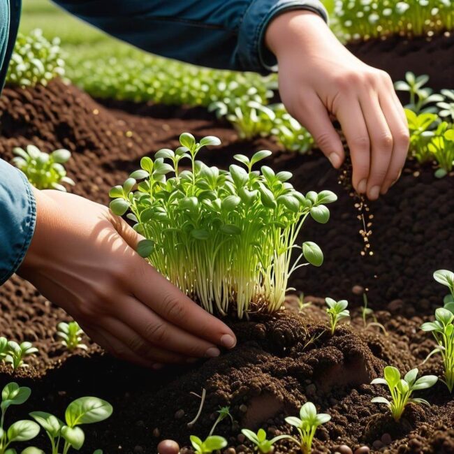 Siew rzeżuchy krok po kroku