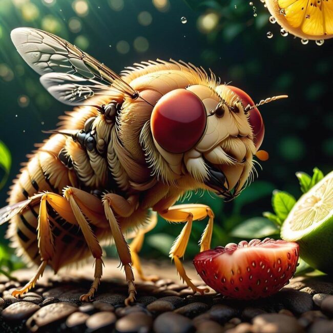 Składniki do pułapki na muszki owocówki z kuchni