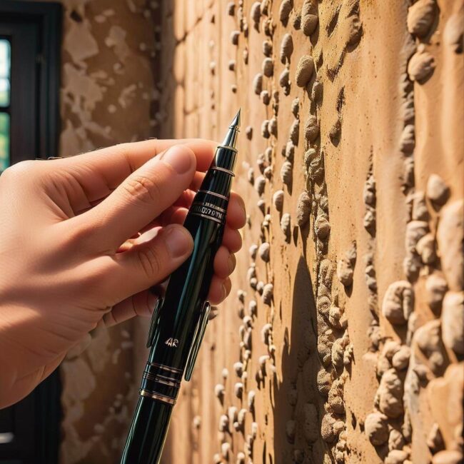 Skuteczne metody na plamy długopisu na ścianie