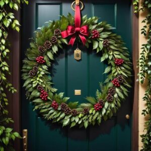 Sposoby mocowania wianka do drzwi bez użycia wiertarki