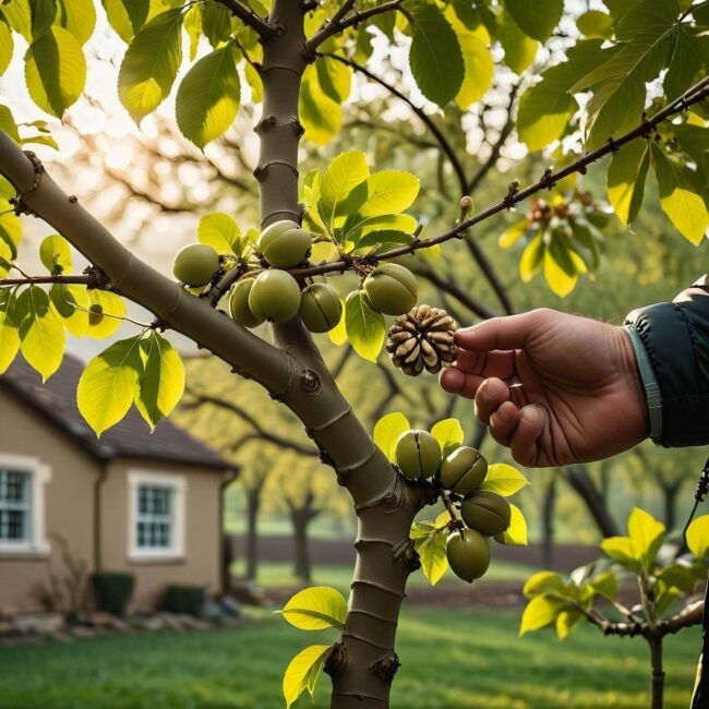 Wpływ pogody na termin przycinania orzechów