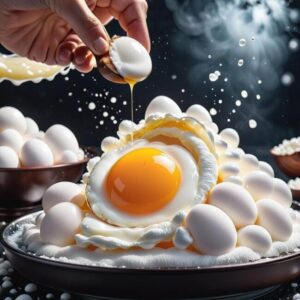 Wpływ temperatury na ubijanie piany z białek