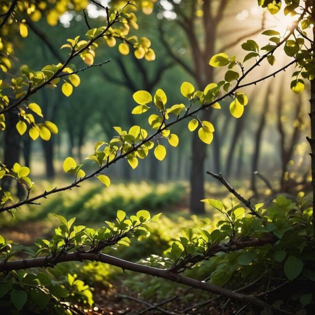 Zastosowanie gałęzi do budowy podpór roślin