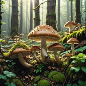 Zbieranie pieczarek w różnych regionach Polski