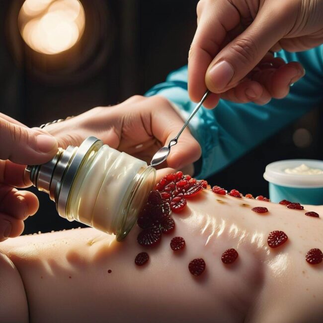 Zdjęcie opatrunku krok po kroku