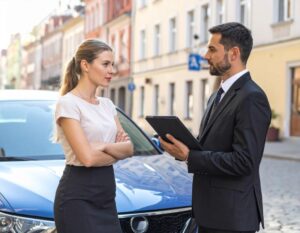 Rozmowa o sprzedaży samochodu do skupu aut we Włocławku